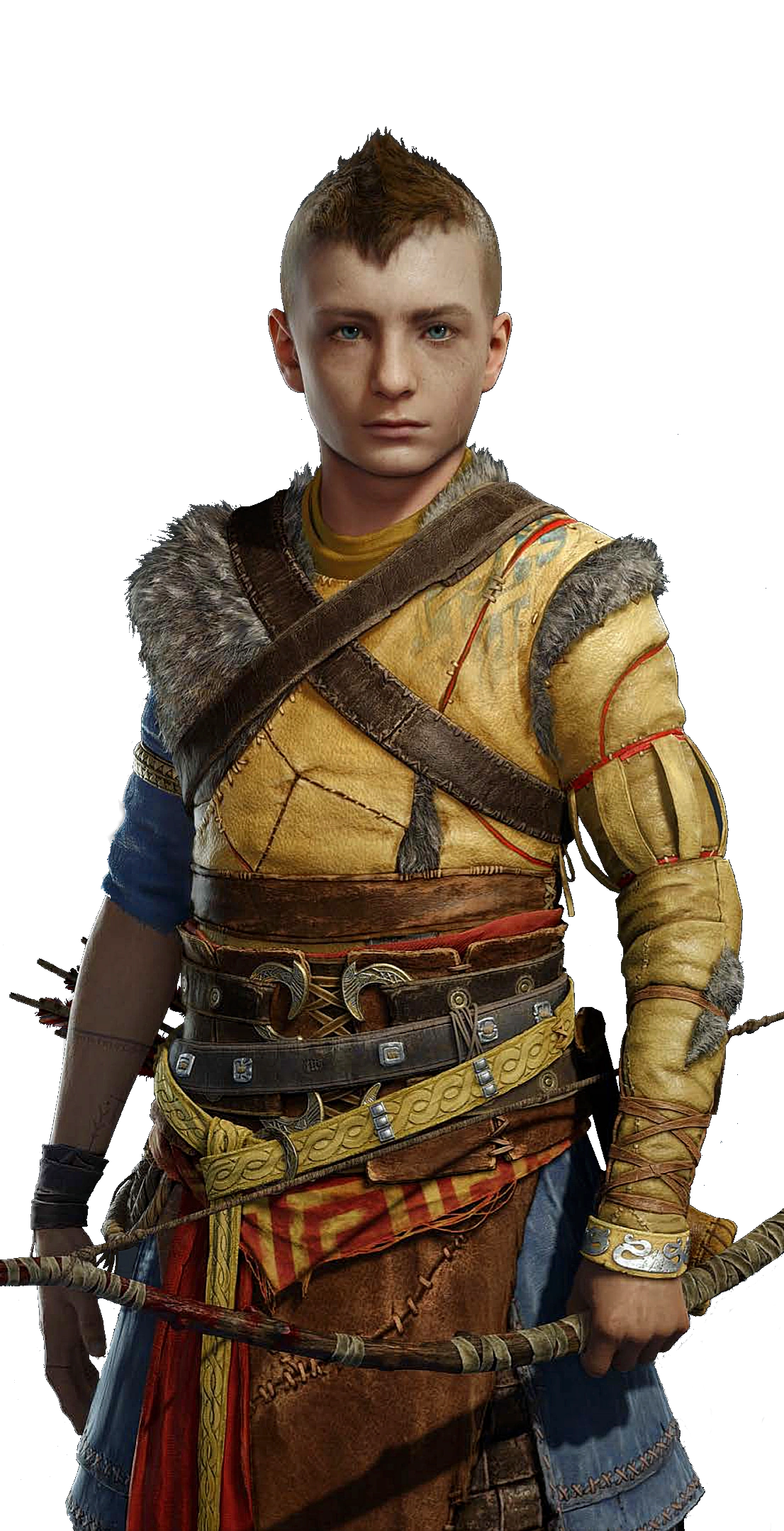 Atreus as depicted in God of War (2018) — later revealed in the story to be Loki.